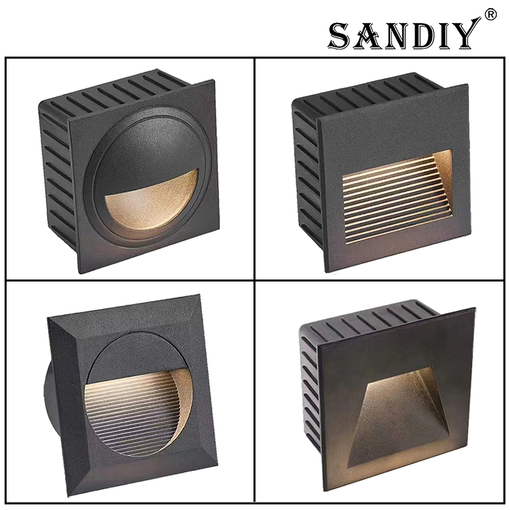 Outdoor Lighting Lux - SANDIY Lampu Dinding Luar Ruangan Tersembunyi