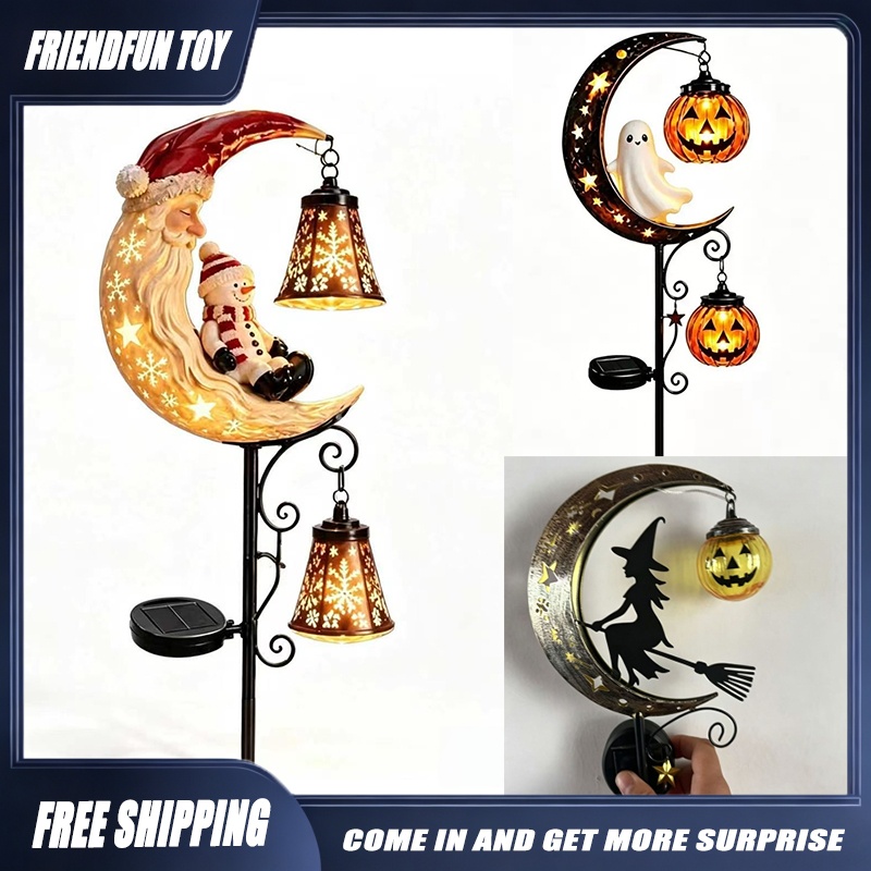 Solar Path Light - Lampu Taman Bertema Halloween Bertenaga Surya,