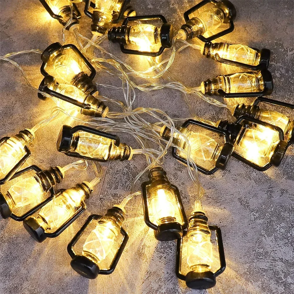 Solar Fairy String - Lampu Minyak Tanah Vintage Lampu LED