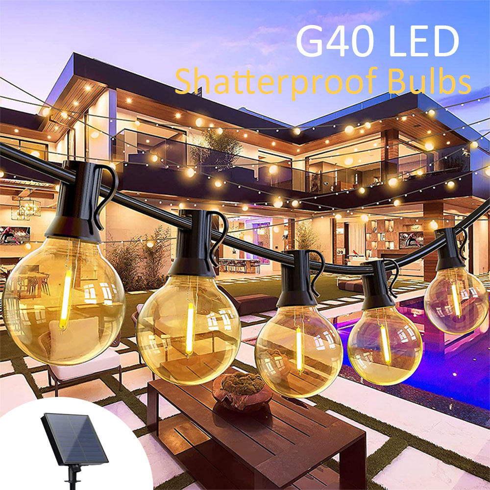 Solar Fairy String - Lampu dekorasi Kemah pernikahan bohlam G40