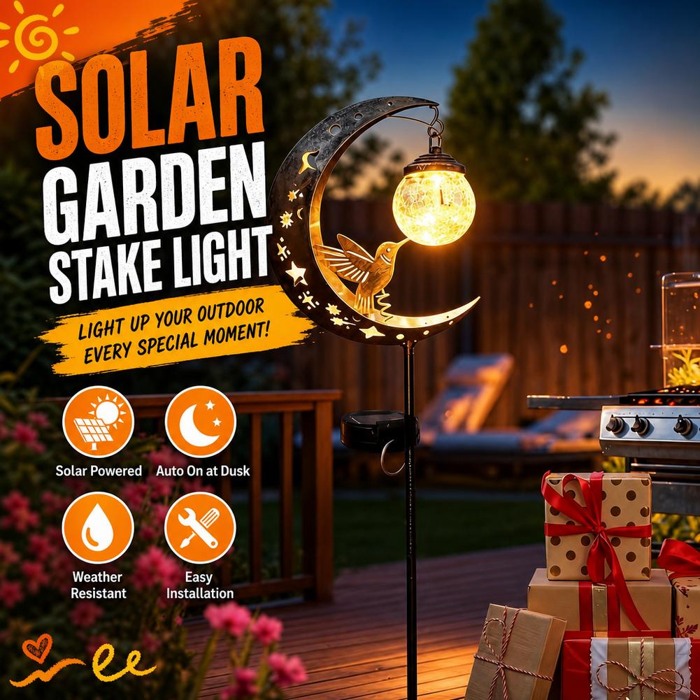 Solar Path Light - Lampu Taman Tenaga Surya Siluet Burung