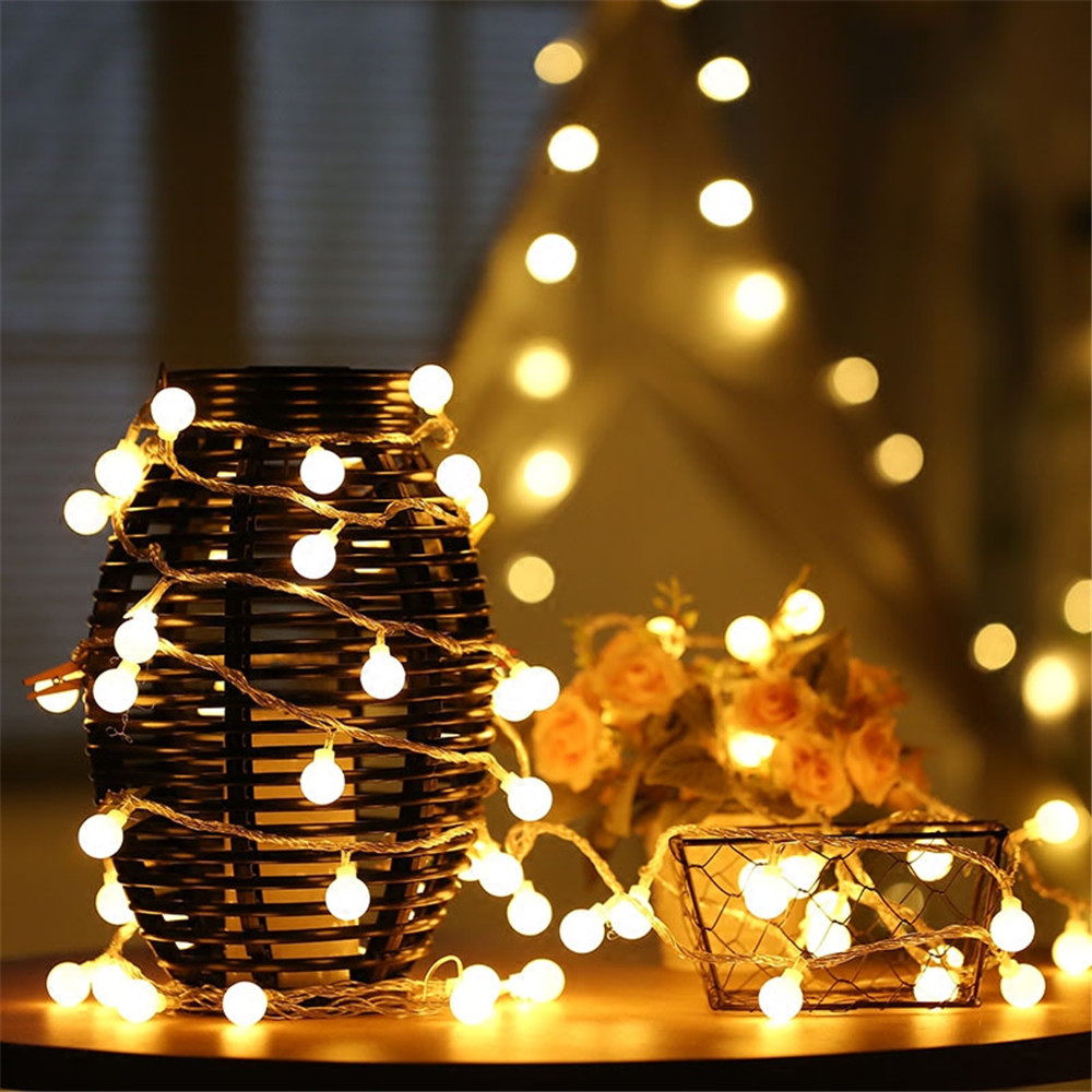 Lampu String Tenaga Surya/USB/ - Outdoor Lighting Yard ulasan dan harga