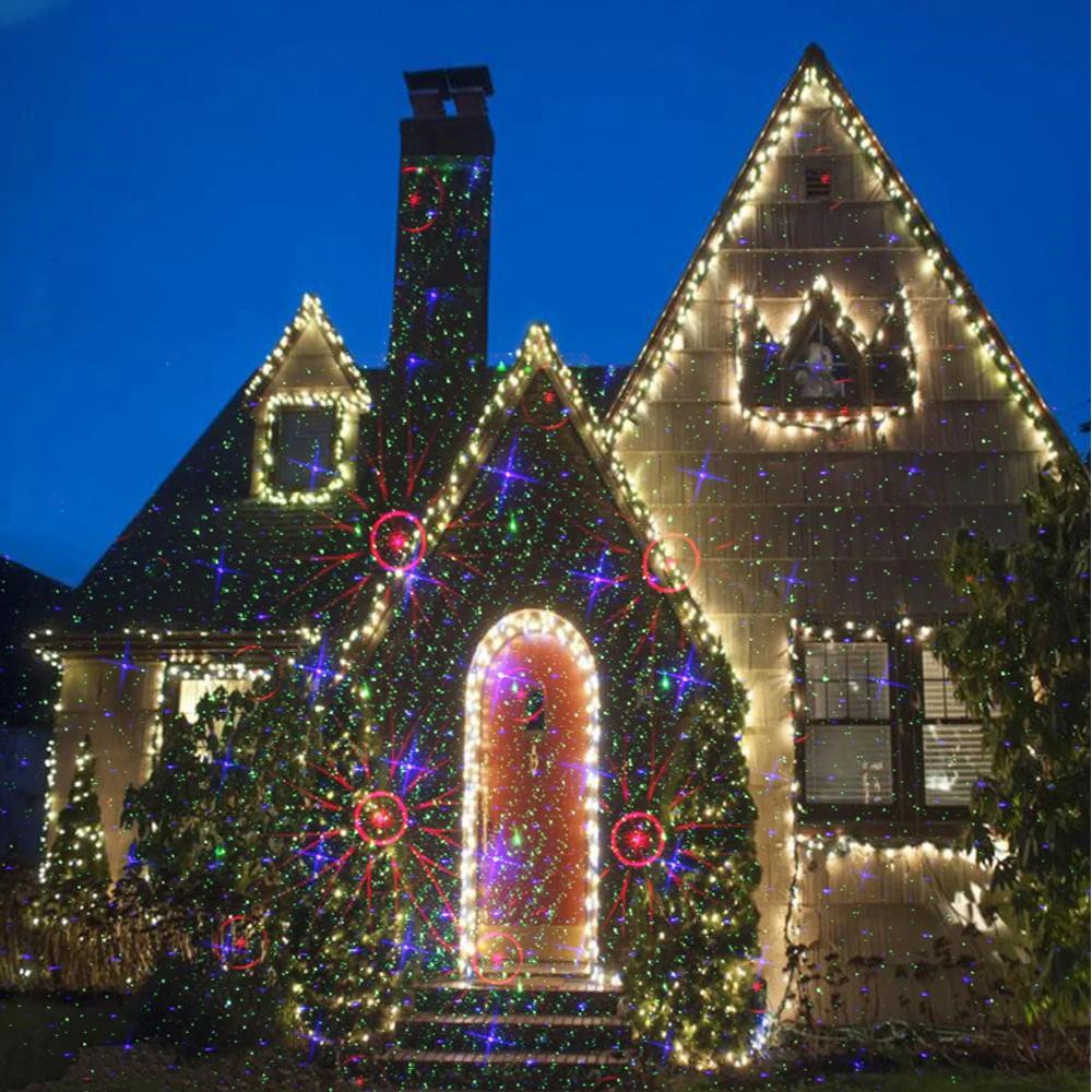 Lampu Laser Natal di luar ruan - Outdoor Lighting For Front Of House ulasan dan harga