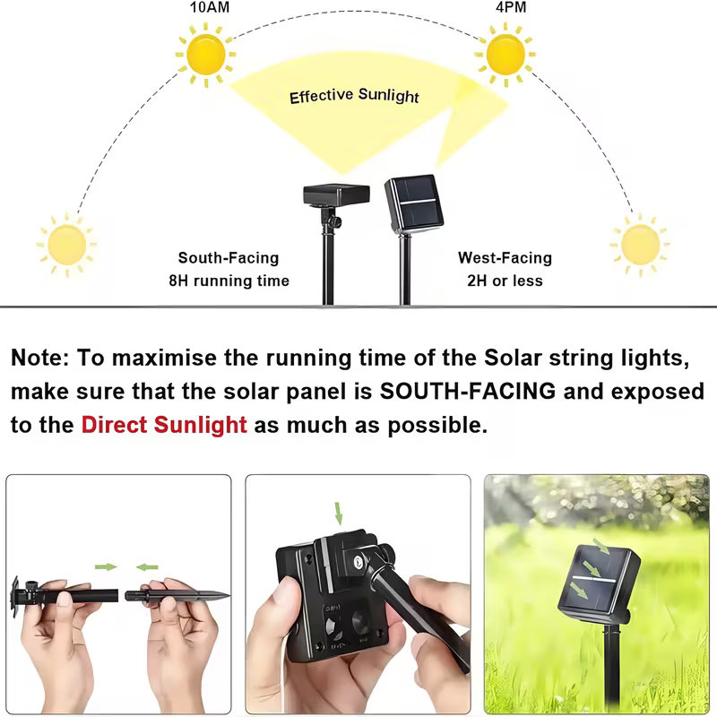 Lampu Tali Surya LED Luar Ruan - Solar Fairy String ulasan dan harga