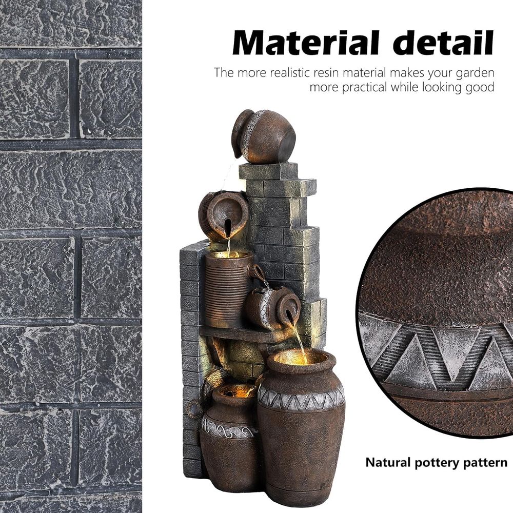 Air Mancur Berjenjang 6 Tingka - Outdoor Lighting For Backyard ulasan dan harga