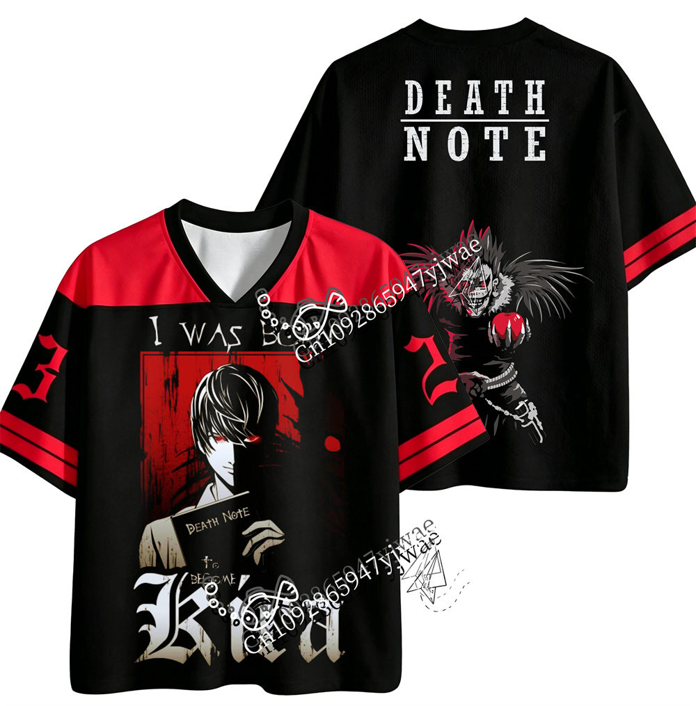 Kaos dengan desain Death Note, - Outdoor Lighting Jersey ulasan dan harga
