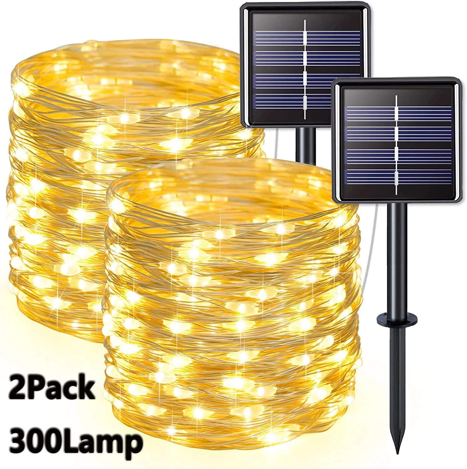 2 Pak Lampu Peri Surya 300LED  - Solar Fairy String ulasan dan harga