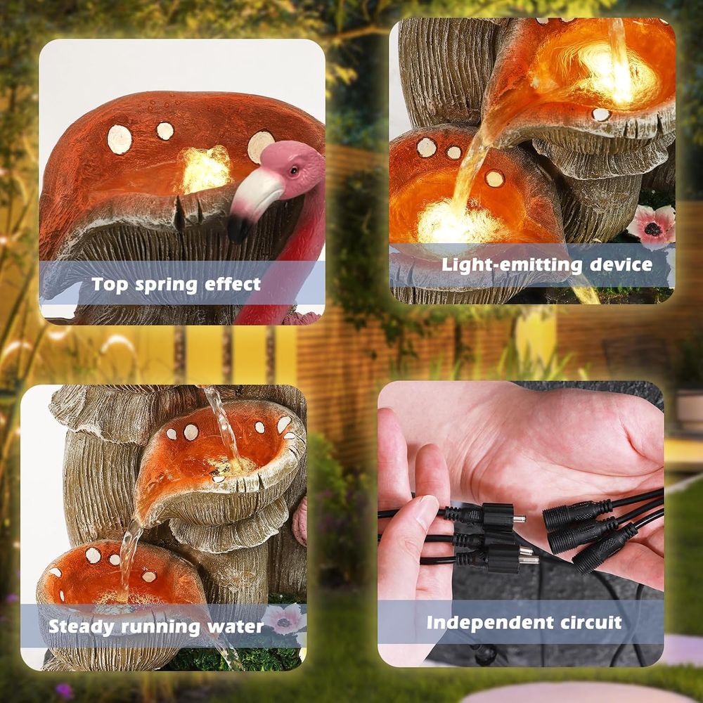 Fitur Air Mancur 5 Tingkat unt - Outdoor Lighting For Backyard ulasan dan harga