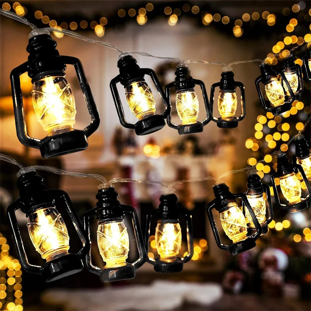 Lampu Minyak Tanah Vintage Lam - Solar Fairy String ulasan dan harga