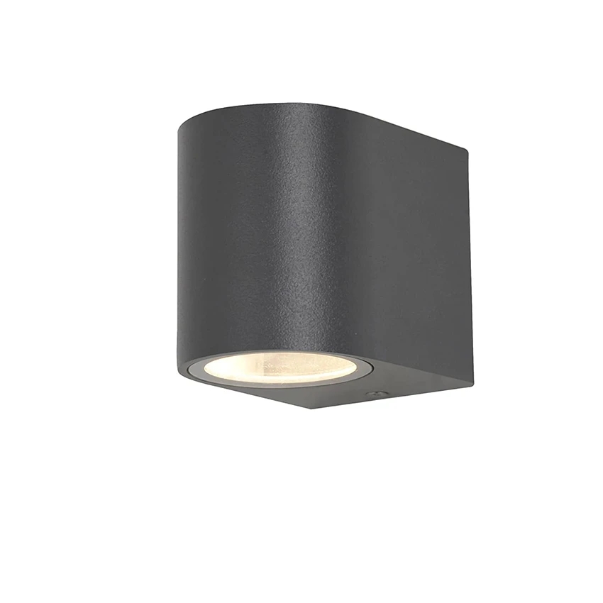 Hitam/Putih Aluminium GU10 Bas - Outdoor Lighting Lux ulasan dan harga