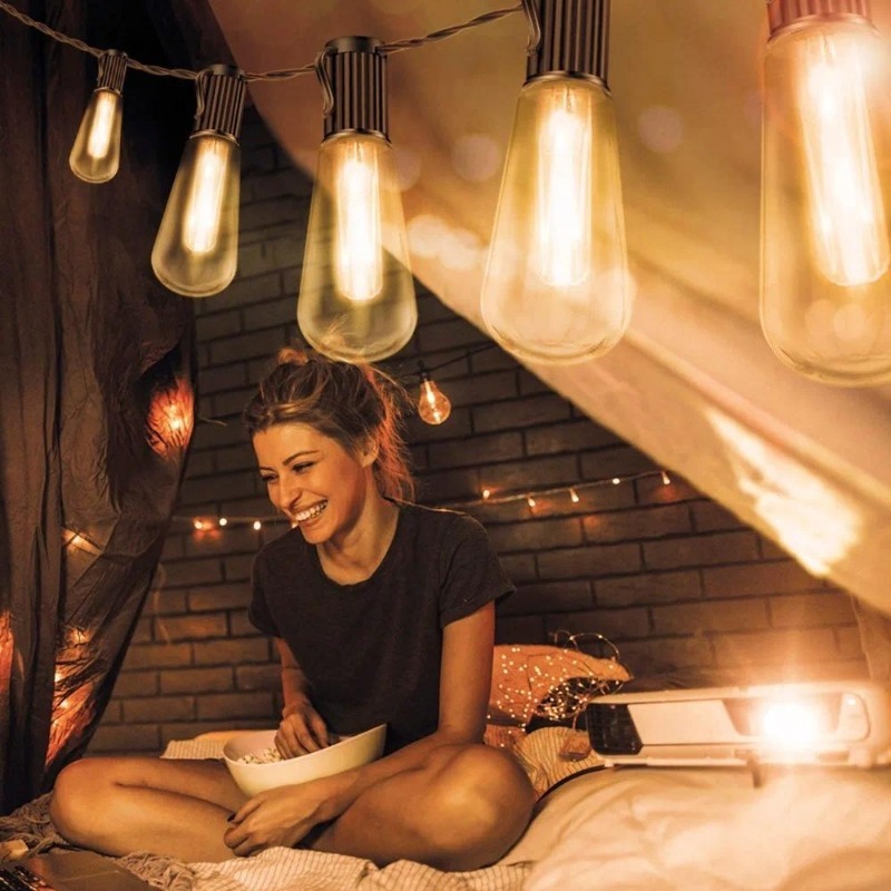 Lampu String LED Tenaga Surya  - Solar Path Light ulasan dan harga