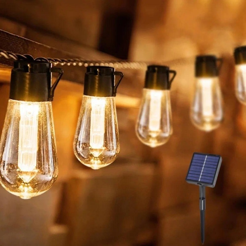 Lampu String LED Tenaga Surya  - Solar Path Light ulasan dan harga